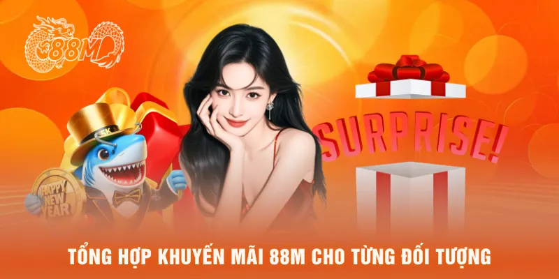  Tổng hợp khuyến mãi 88M cho từng đối tượng